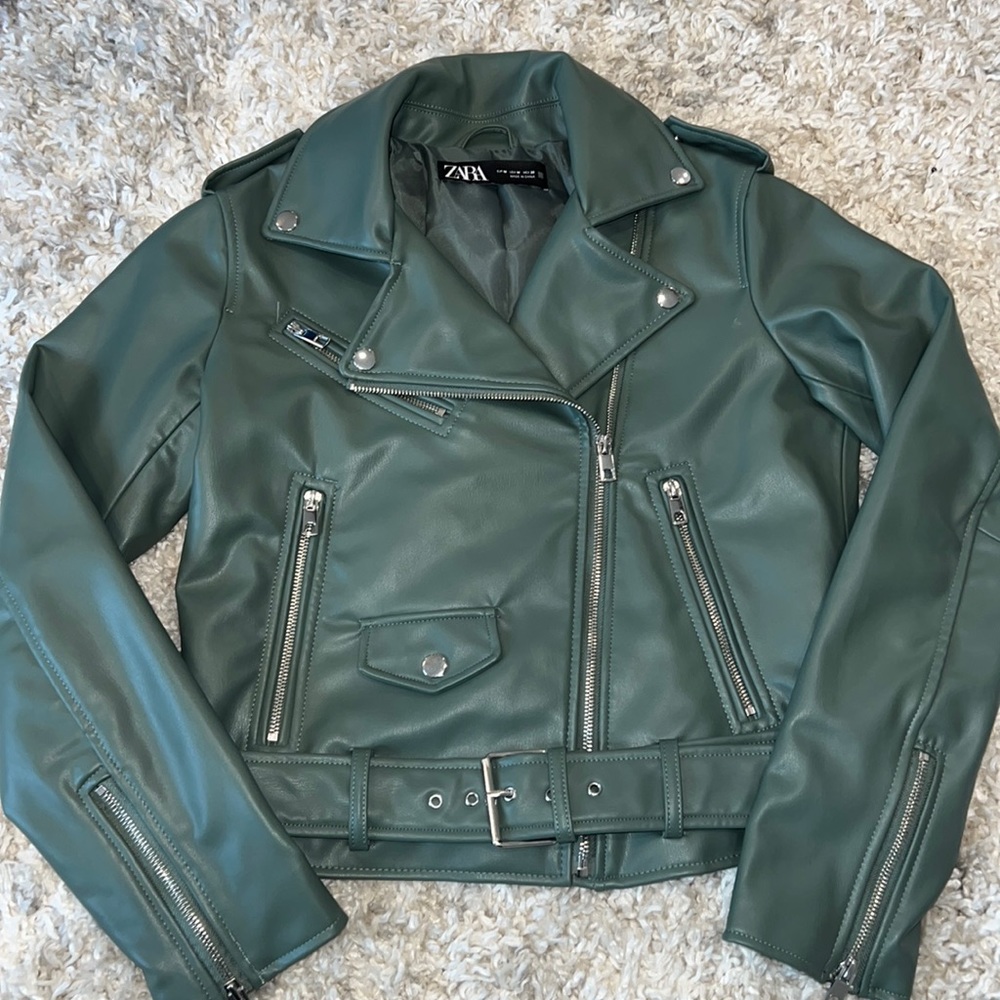 Faux Leather Jacket